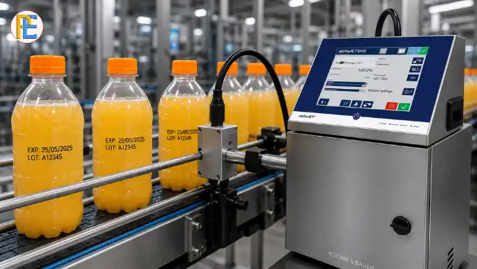 Continuous Inkjet vs Thermal Inkjet Batch Coding Machines: Which One Is Right for Your Packaging Line? Continuous Inkjet batch coding on cold drink bottles
