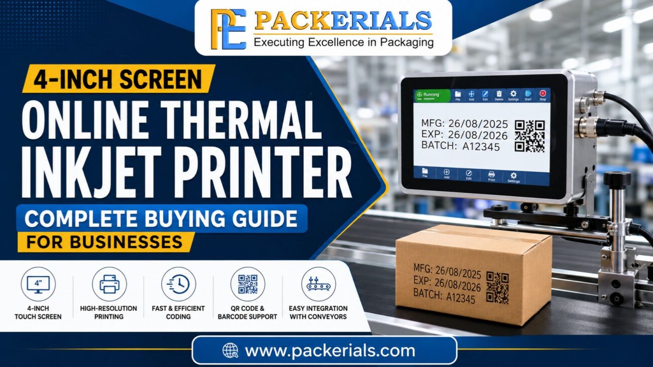 4-Inch Screen Online Thermal Inkjet Printer