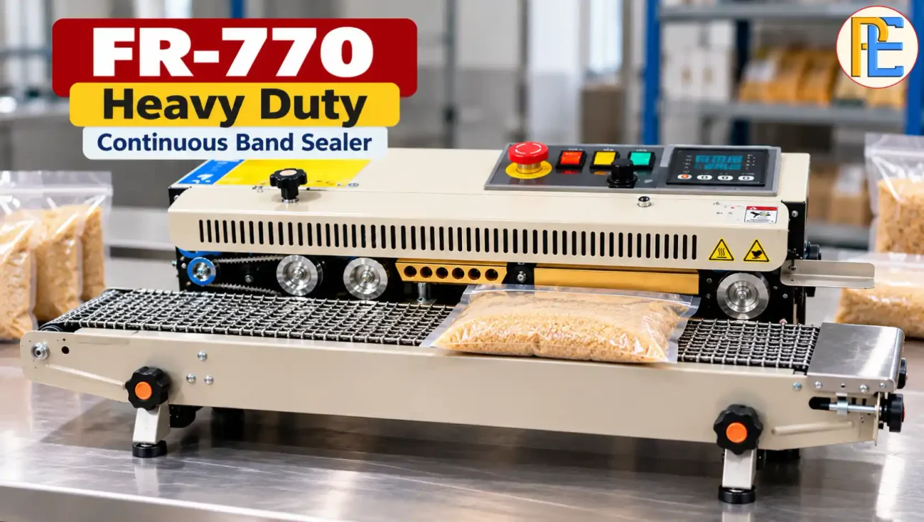 FR-900 vs FR-770 Band Sealer: Which One Should You Buy? FR-770 Heavy Duty continuous band sealer for heavy pouches