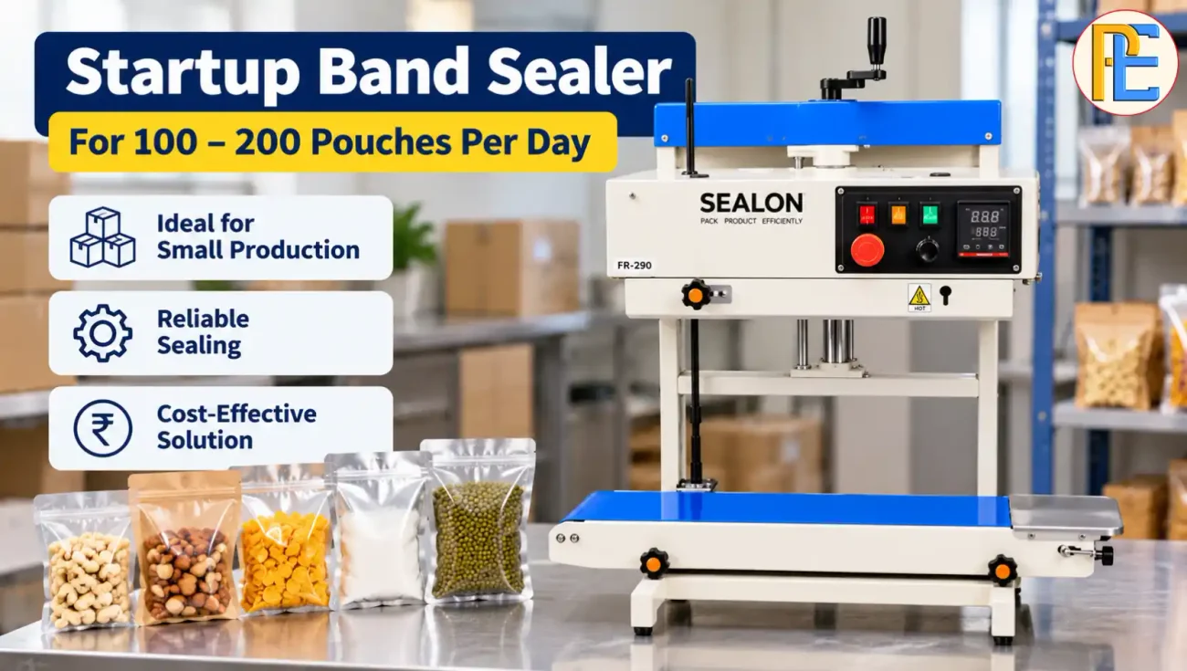 Best Pouch Sealing Machine for Atta Packaging: From Small Flour Mills to Large Factories Startup Band Sealer for 100–200 Pouches per Day